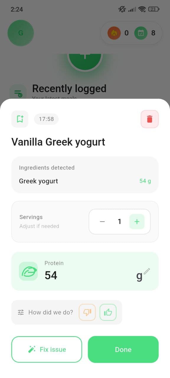 AI-powered nutrition insights