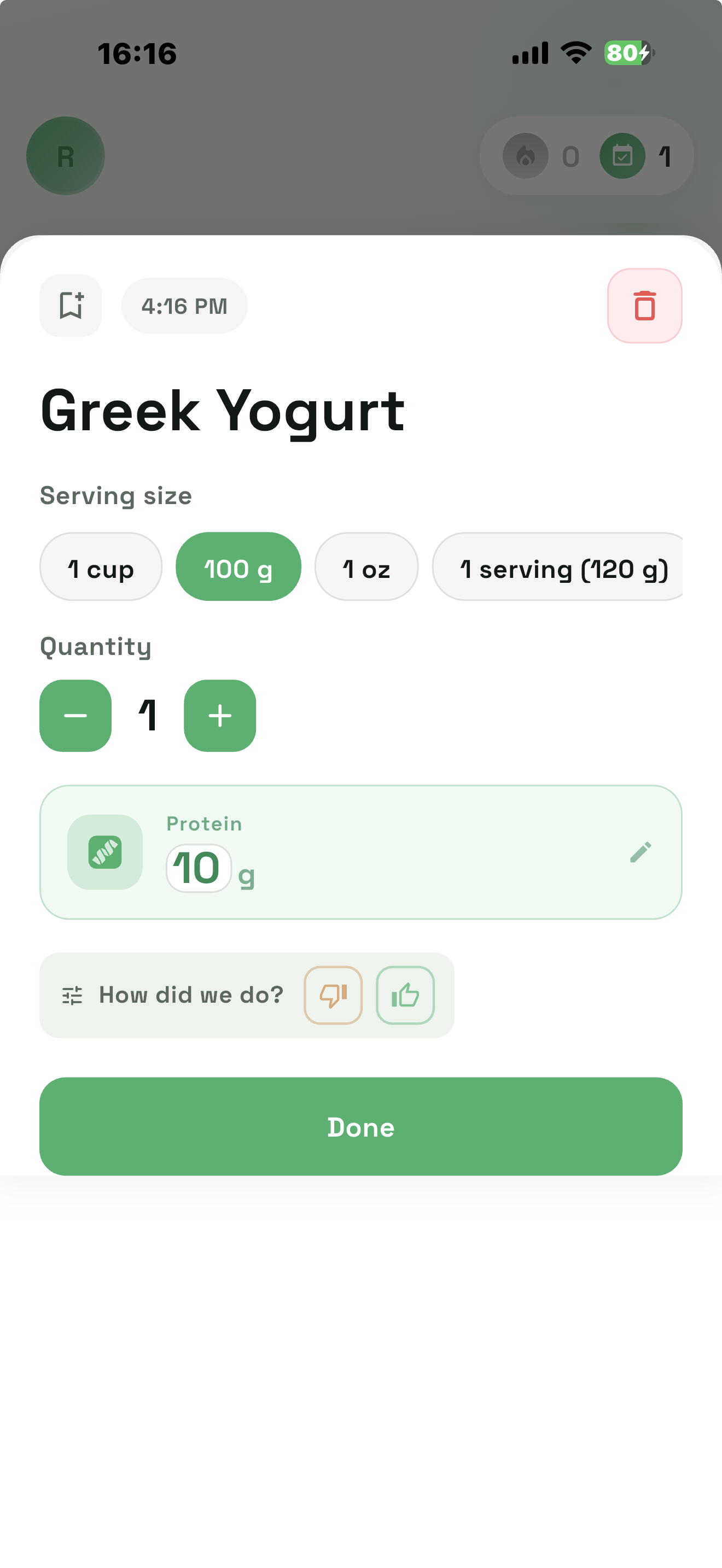 Log it. Adjust it. Done.